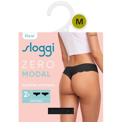 ΣΛΙΠΑΚΙ SLOGGI ZERO MODAL 2.0 H HIPSTRING ΜΑΥΡΟ 2TMX 